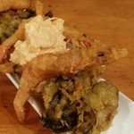 ビストロ シン 2 - 【2016年2月】牡蠣とエーゲ海エビのフリット：950円
      