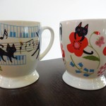 カフェ猫の散歩道 - 可愛い 猫の コーヒーカップ。