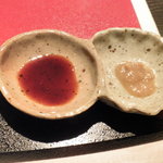 月の花 梟 - お肉のタレ