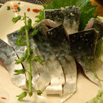 すし処 まる辰 - 〆鯖 ５００円