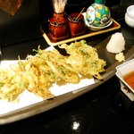 白海老の磯辺かきあげ\980