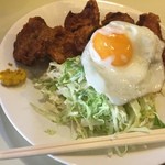 お食事処 いのうえ - ジャンボから揚げ定食②