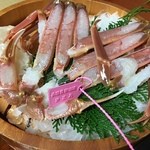 Sekinoya - 蟹刺
                        柴山港『箱蟹』（500〜600g級）の極上位