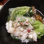 せきのや - 蟹鍋
      白菜・春菊最高じゃん！
      