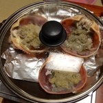 せきのや -  蟹味噌甲羅焼 