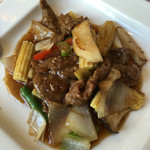 天外天 - 牛肉のオイスターソース炒め