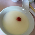 天外天 - ランチ 杏仁豆腐