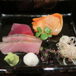 いち太 - 28年2月　山口赤貝、山口メジマグロ　辛味大根、山葵