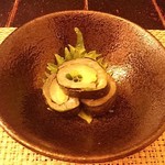 キッチン ウィル - 石垣鯛の昆布締め　程よい締め方で、石垣鯛の旨味を引き出しています