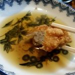 兼山 - 生姜の効いた酢ダレはピリ辛でまじ旨い！　さすが兼山は何食べても裏切りません^^