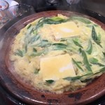 三代目 まる天 - 葉玉葱の卵とじ