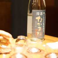 のどぐろ専門 銀座 中俣 - ふるまい酒（焼酎の前割り）