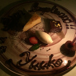 リストランテ サクラ - バースデープレート