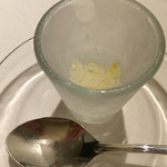 リストランテ サクラ - 興奮して食べちゃった後にパシャリ。