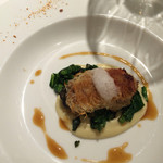 リストランテ サクラ - 牡蠣と生ハムはいってます