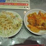 四川料理刀削麺 川府 - セルフのキャベ千と冷菜