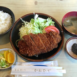 かねひで - ロースかつ定食