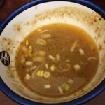 つけめん 玉 - 201603  玉  ★味玉つけめん（中盛無料・900円）★割スープ