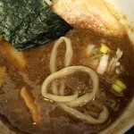 つけめん 玉 - 201603  玉  ★味玉つけめん（中盛無料・900円）★「1本」でも沈まない(^-^)/