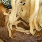 つけめん 玉 - 201603  玉  ★味玉つけめん（中盛無料・900円）★麺が沈まない（笑）
