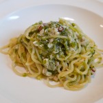 osteria vento - 生青のりと鯛のオイルソース