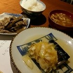 和庵 - 【ランチ】鯖塩焼き、牛肉とゴボウ旨煮