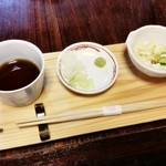 昭和屋 そば琳 - 蕎麦つゆ・薬味・お漬物