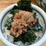 こうかいぼう - ちゃーしゅうごはんセットのチャーシュー丼。
                                