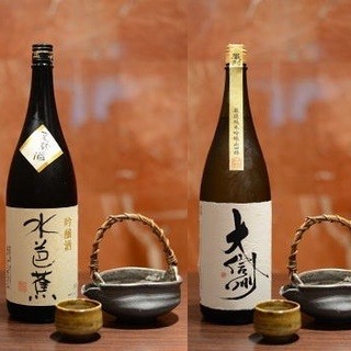 Enjoy Tempura with specially selected sake