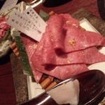 和牛焼肉 とびうし - 2回目。上ミスジ（追加注文）