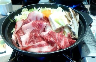 Yumean - 国産牛の贅沢すき焼き鍋（2016.2）