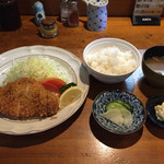 とんかつ あじろ - 160301 ロースかつランチ