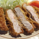 とんかつ あじろ - 160301 ロースかつランチ