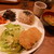 オーク カフェ - 日替りプレート（ひよこ豆のコロッケ）　1,050円