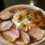 濃ばん屋 - 元祖徳島ラーメン大盛り＋チャーシュー