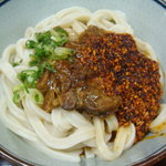 楽釜製麺所 - 肉マーラーうどん(大)