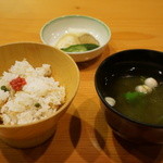 日本料理 たかむら - ちりめん山椒ご飯