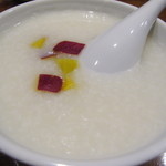 清粥小菜　明 - サツマイモ粥 