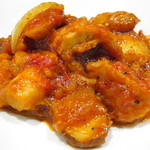 清粥小菜　明 - 若鶏と新ジャガのトマトソース煮