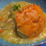 清粥小菜　明 - 上海蟹のあんかけ炒飯