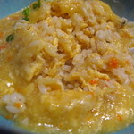 清粥小菜　明 - 上海蟹のあんかけ炒飯