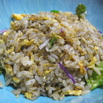 清粥小菜　明 - 徳島県産鮑の肝チャーハン