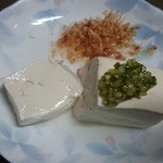 焼き鳥きむら - 温豆腐（0.7人前ｗ）