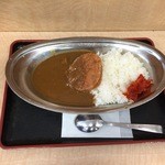 名代 箱根そば - 超厚切りハムカツカレー 680円（ ’16.03）