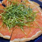 むぎコメぶどう ヤシオリ - 明太子マヨネーズのピザ