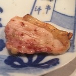 じどりや 穏座 - 雌のモモのしゃぶ皮