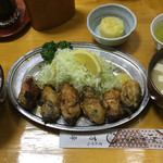 とんかつ 万平 - カキバター焼き定食