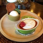 茶房　ともしび　PLUS - 相方のデザートも　これで２００円だってぇ