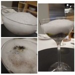 食堂セゾンドール - ◆牡蠣55度蒸し冷製　舞い水ジュレがけ
      牡蠣は2粒入り、絶妙の火入れで牡蠣の旨みを感じますね。