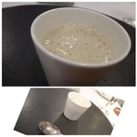 食堂セゾンドール - ◆ごぼうポタージュ・・ごぼうの旨みが凝縮されています。
      量が少ないので、もう少し頂きたいような・・